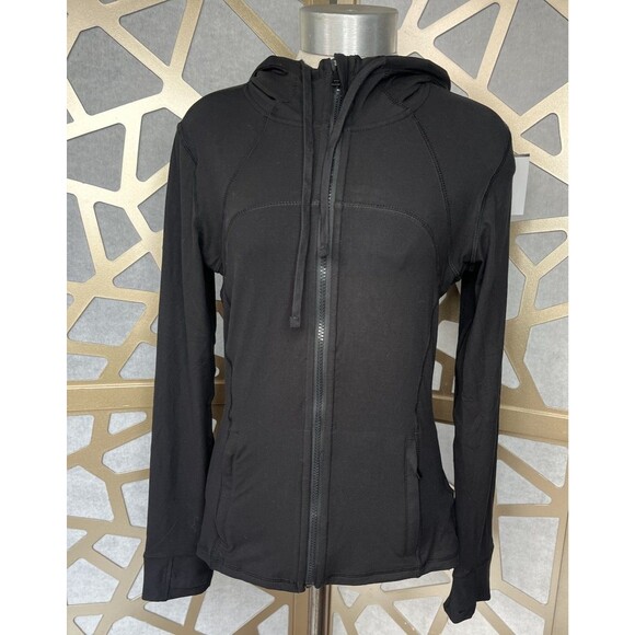 New Essential Bodywear EBW FIT Defined Hooded Yoga Jacket  Women Black S Small - Picture 2 of 10